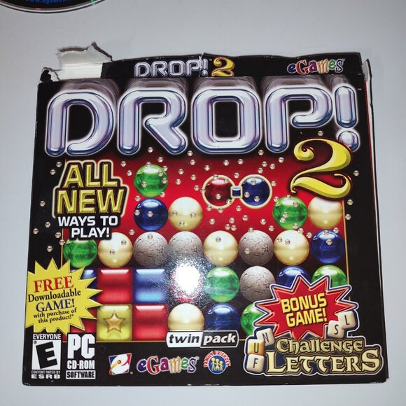 Drop! 2 (Windows 98-XP, 2004) Challenge Letters PC CD-ROM - Picture 2 of 8